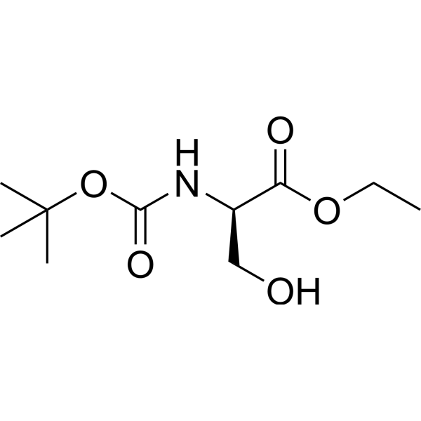 (R)-Ethyl 2-((tert-butoxycarbonyl)amino)-3-hydroxypropanoate (N-Boc-D-serine ethyl ester) 1146954-88
